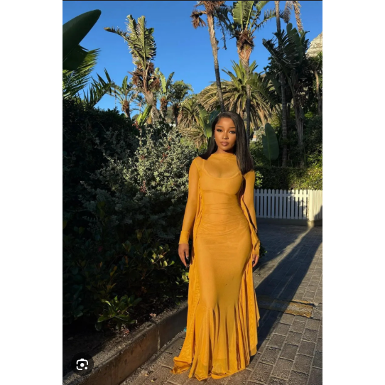 Plain Color Long Sleeve Simple Casual Elegant Draped Pleated Sleeve Dress