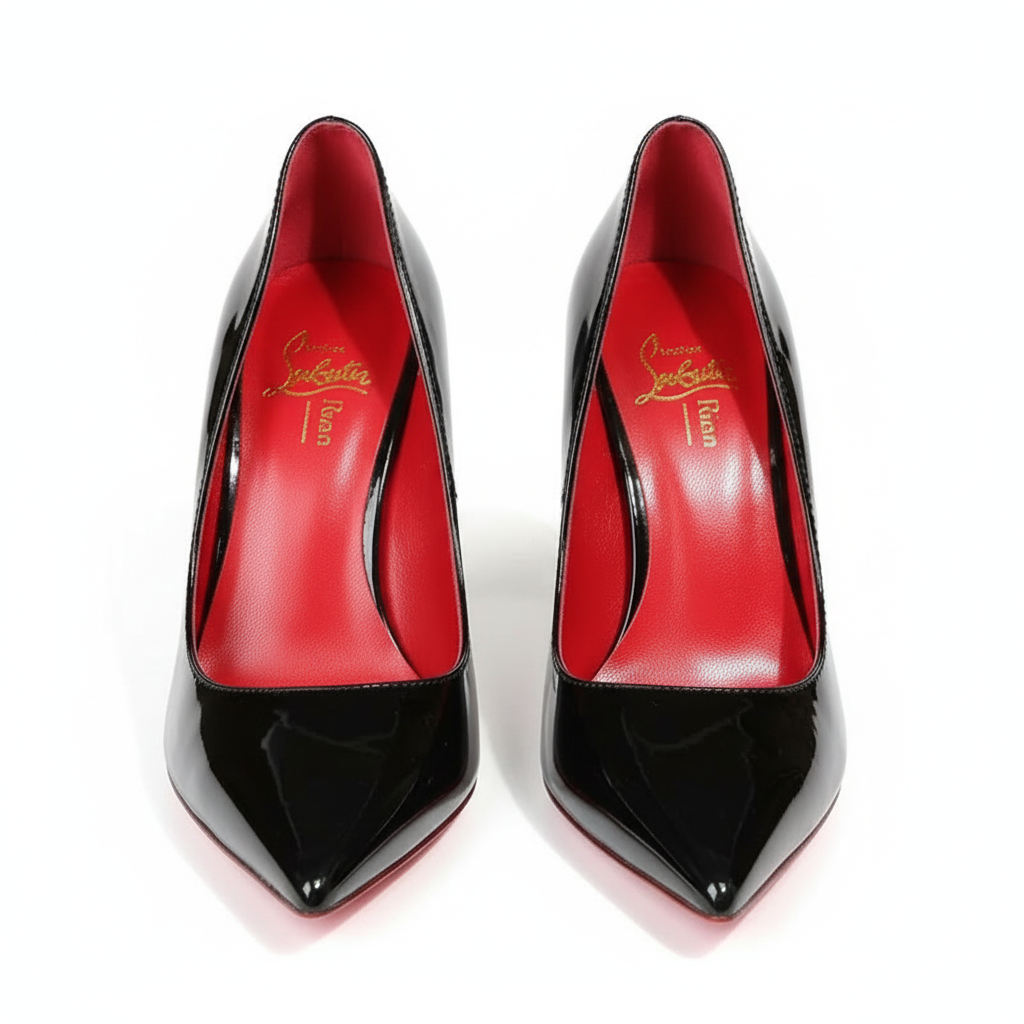 Rhinestones Red Bottom High Heels Plus Size Women Pumps