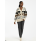 Women's Knitted Abstract Cardigan
