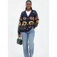 Women's Knitted Abstract Cardigan