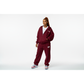 Plus Size Zip-Up Hoodie & Wide-Leg Pants