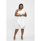 Peplum One Shoulder Bodycon Party Dress