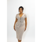 Plus Size Fitted High Tea Pencil Dress