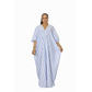 Loose-Fitting Tunic Striped Maxi Dress