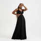 Sleeveless Layered Folds Maxi Dress