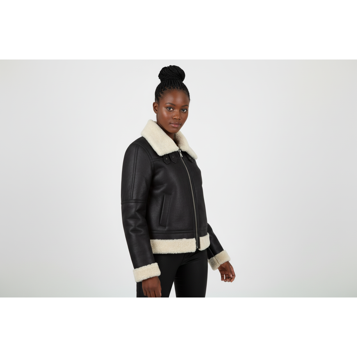 Long Sleeves Sheep wool inner Jacket