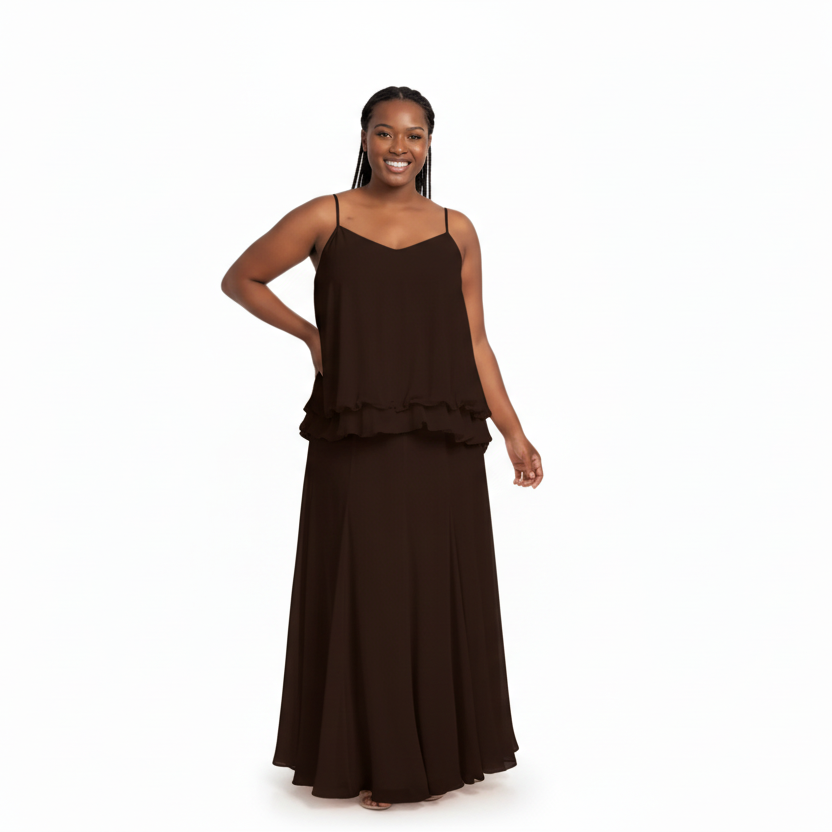 Layered Cami Maxi 2Pcs Set