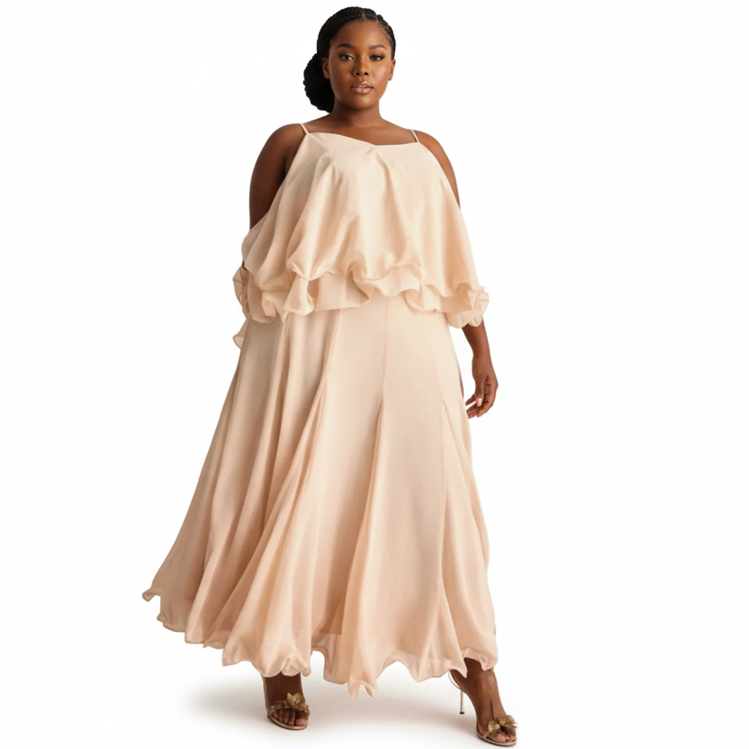 Layered Cami Maxi 2Pcs Set