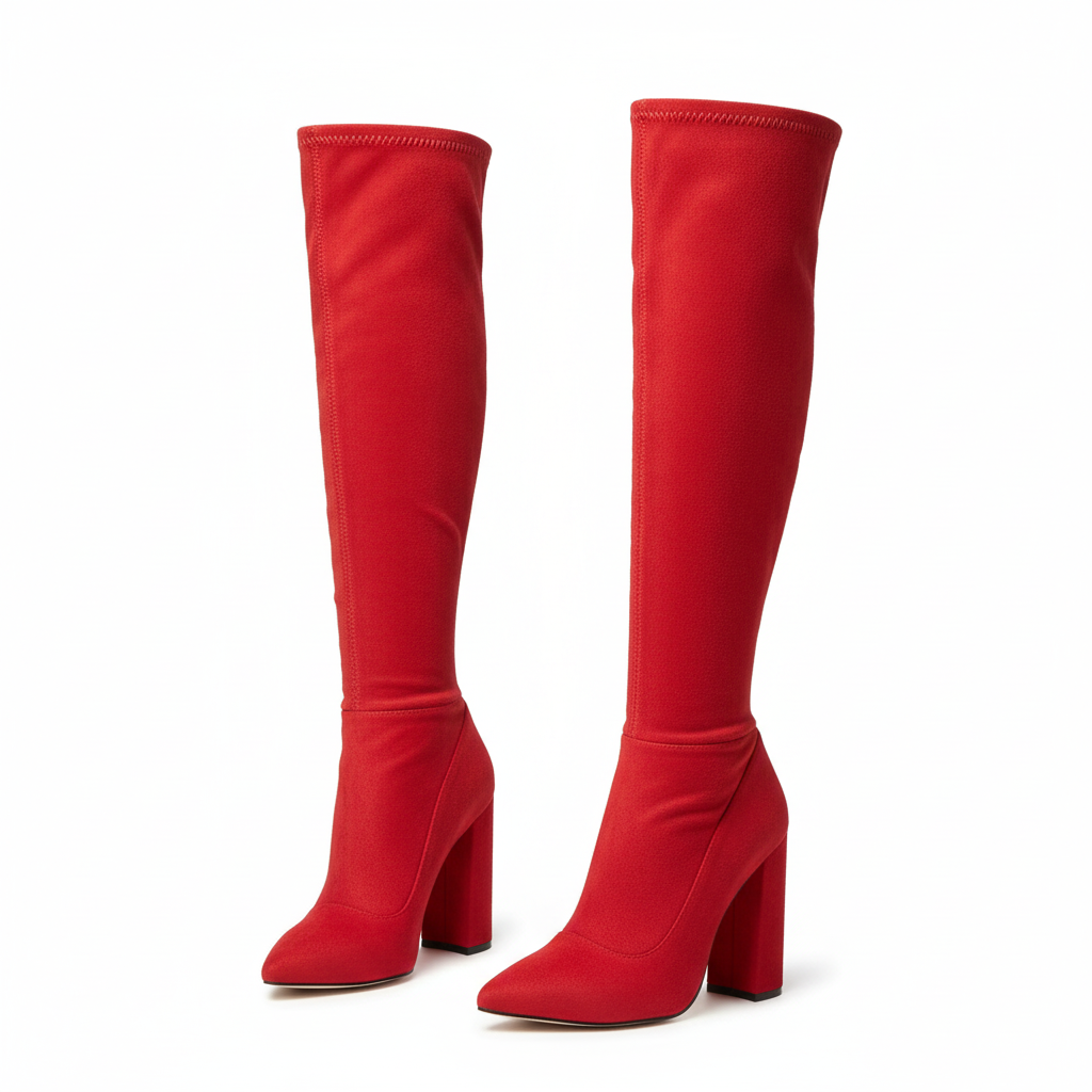Thigh High Sock Boots 