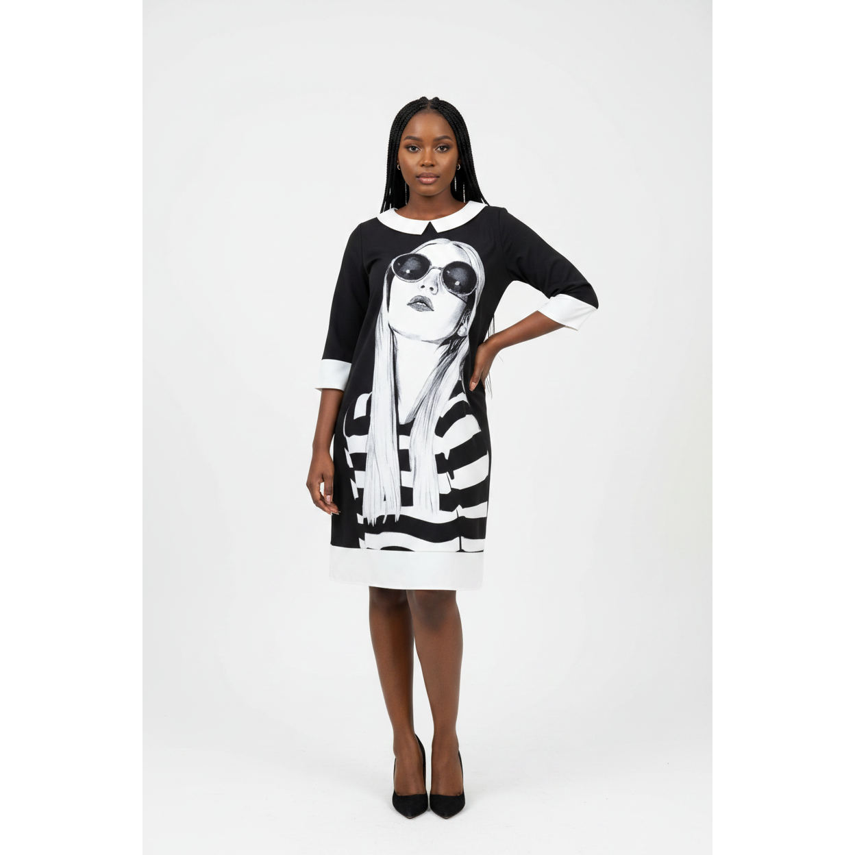 Cartoon Printed Dress