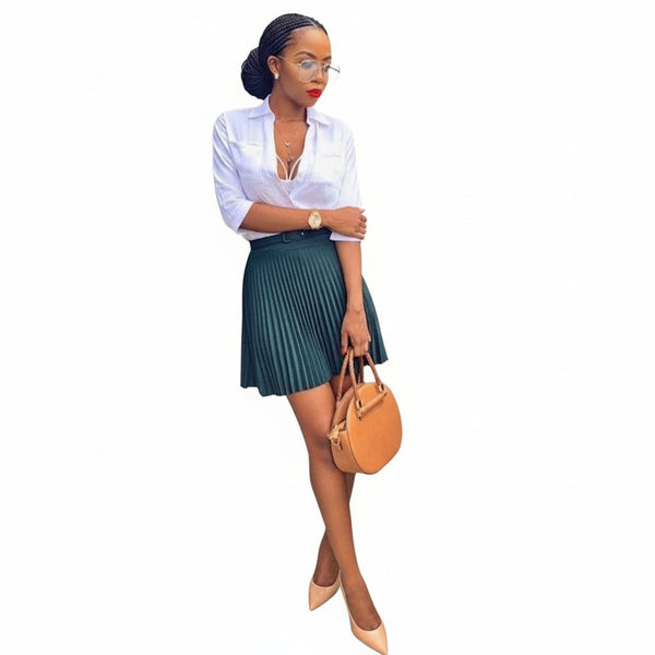 Pleated Mini Skirt – YELLOW SUB TRADING