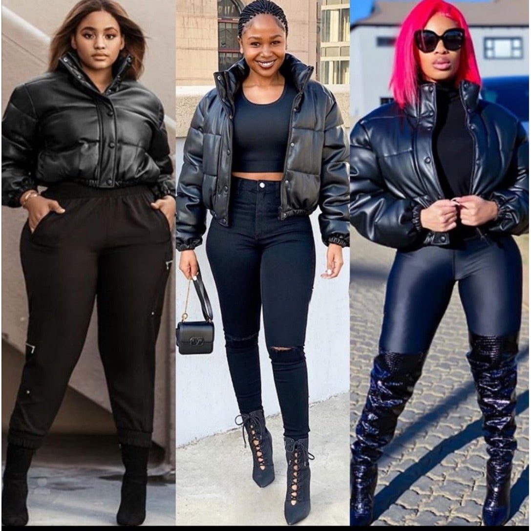 Warm Short Parkas Coat.