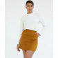 Suede Mini Skirt 