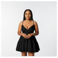 Deep V-Neck Mini Dress