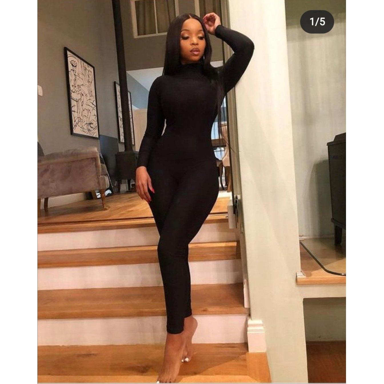 Reversible Zipper Bodyglove Jumpsuit 