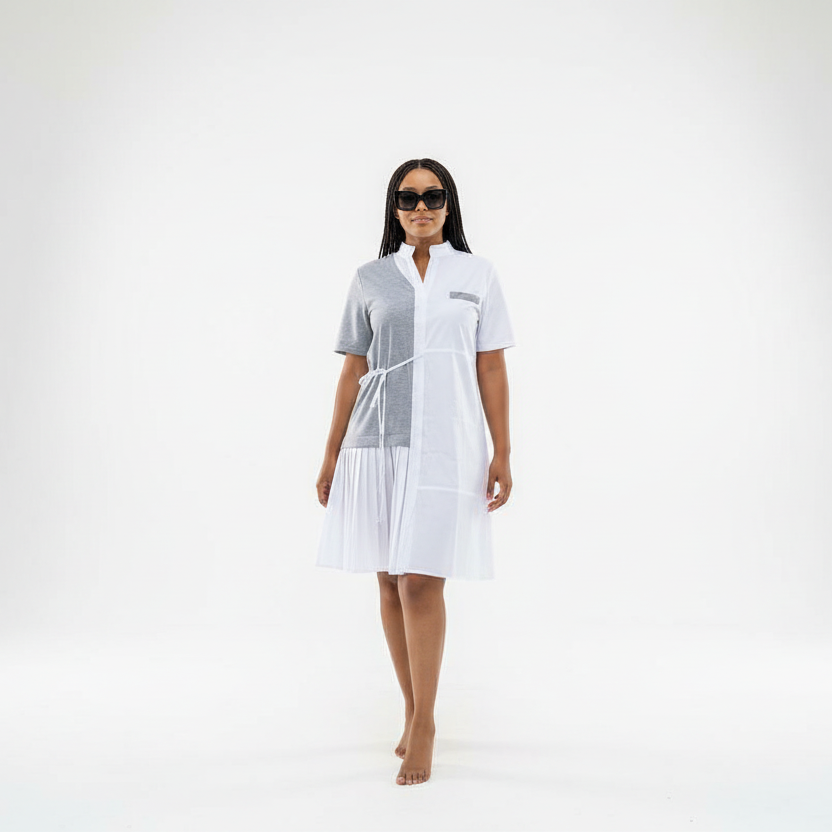 On Fire Shirt Dress