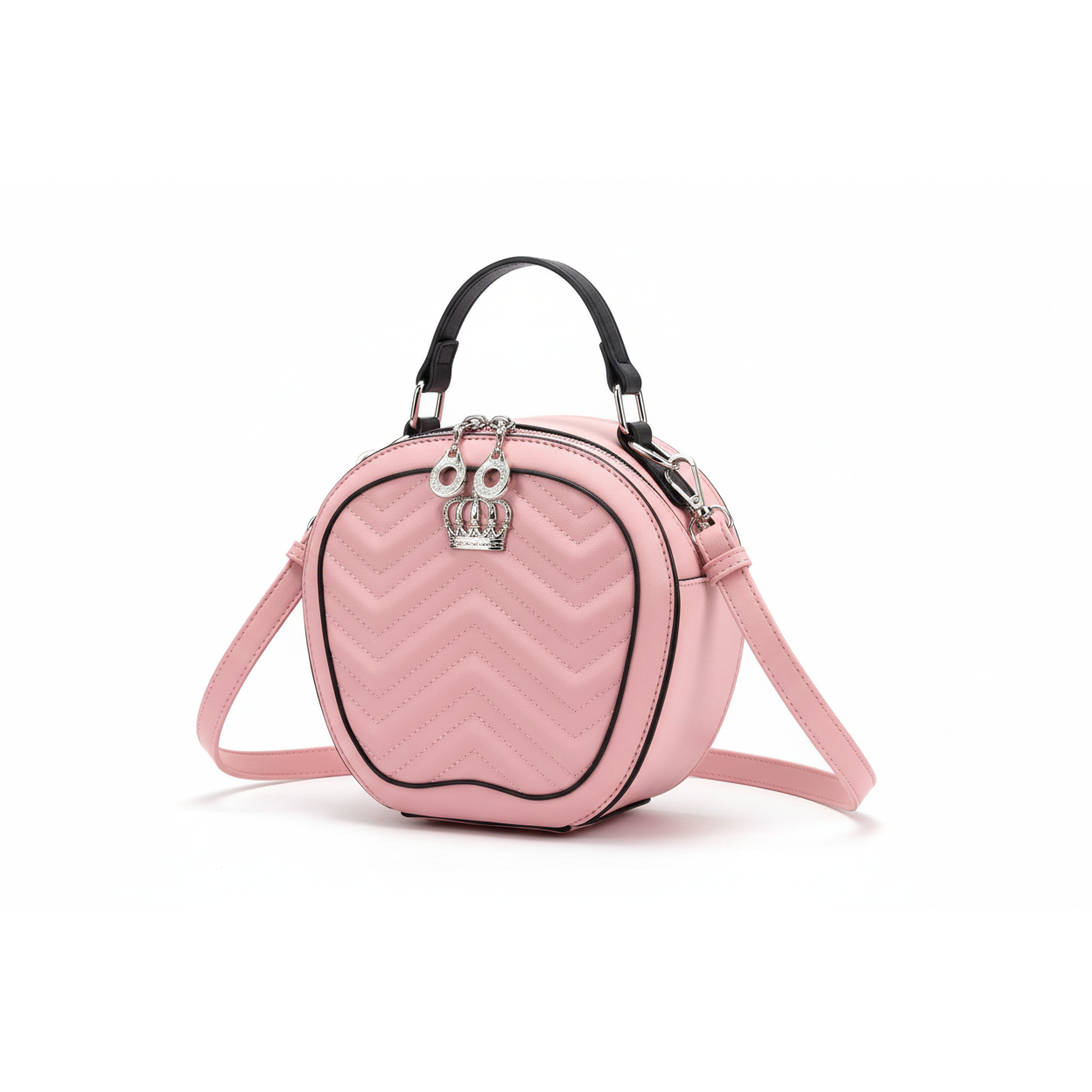 Mini PU Leather Round Bags
