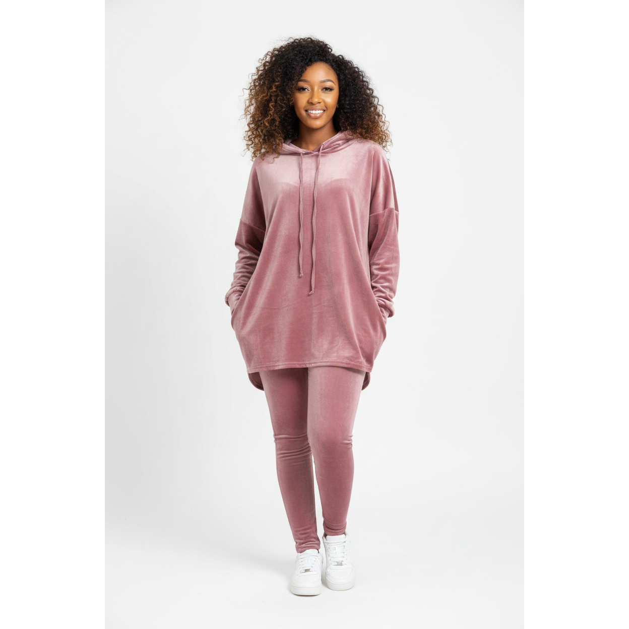 Drawstring Velvet Set