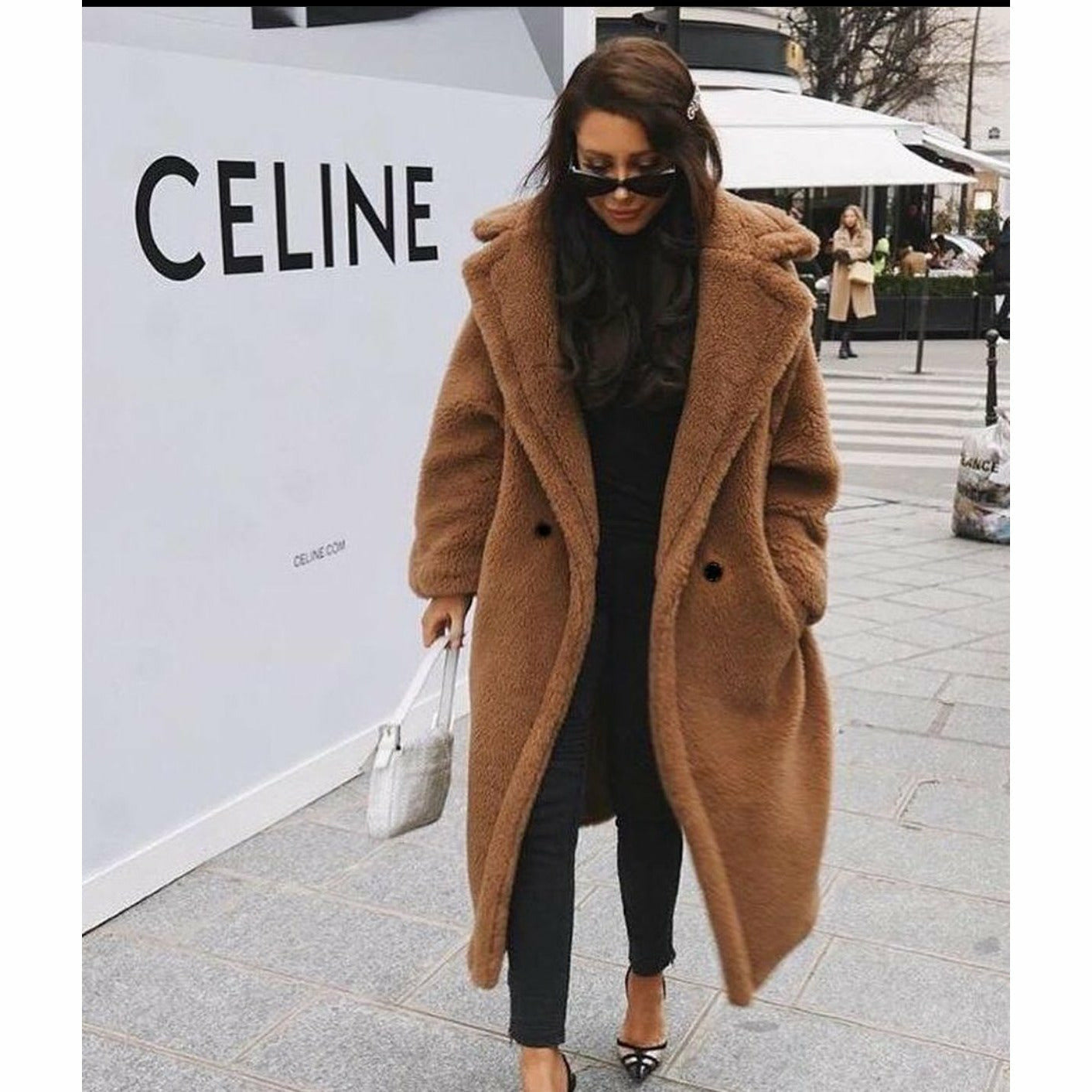 Faux Fur Teddy Coat.