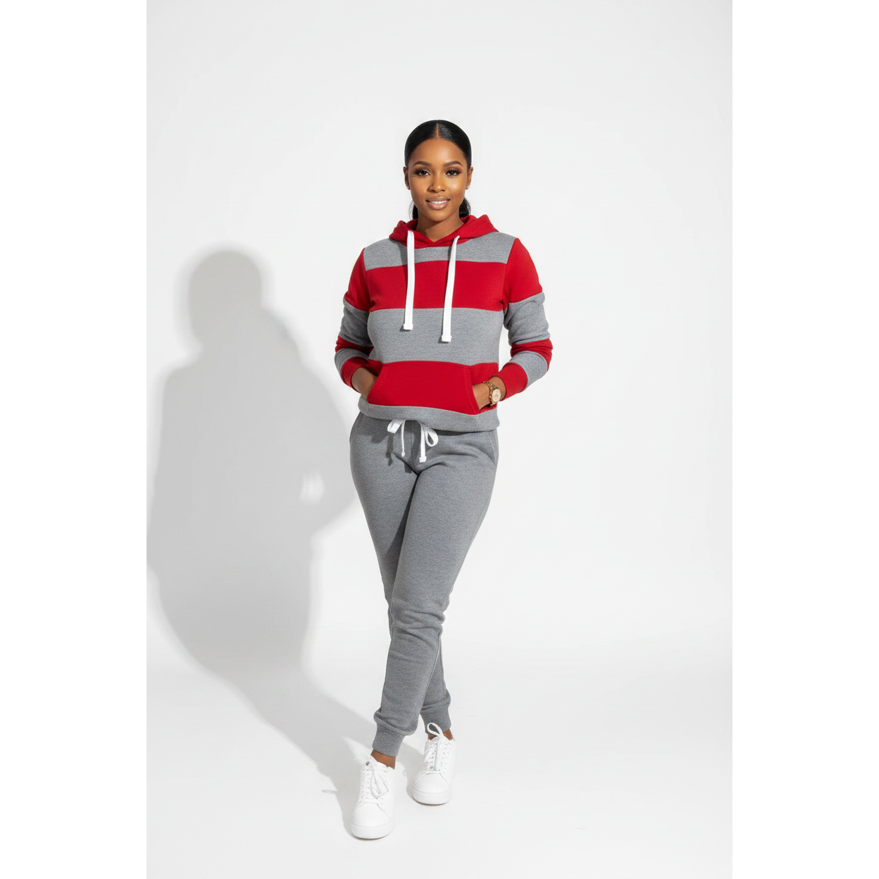 Hooded Stipend Tracksuit Set 