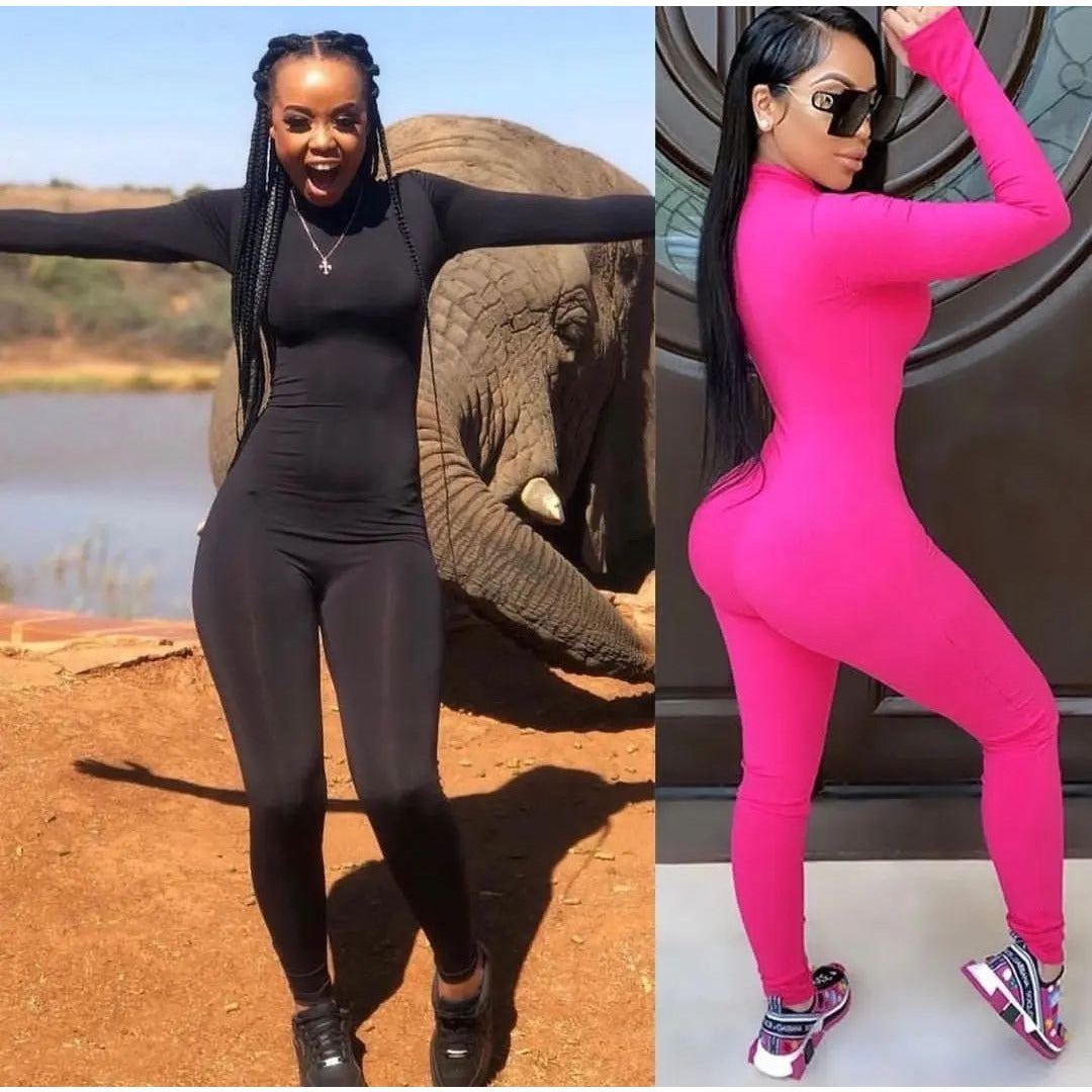 Reversible Zipper Bodyglove Jumpsuit 