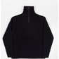 Thermal Blouses Polo Neck Knitted 1/2 Zip Sweatshirt