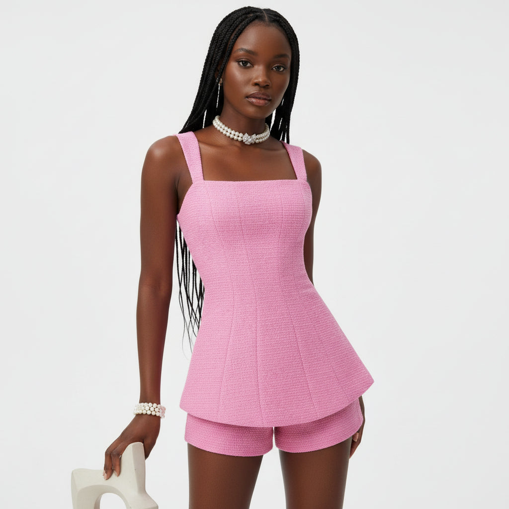 Back Bowknot Luxury 2 Piece Set