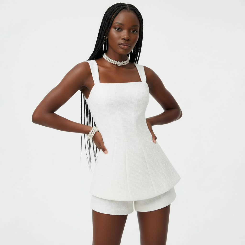 Back Bowknot Luxury 2 Piece Set