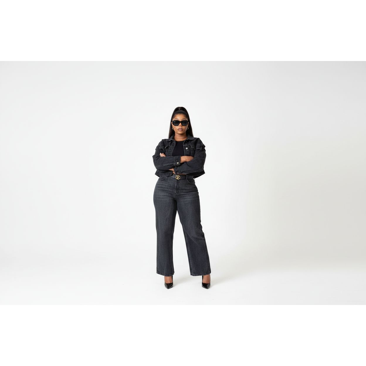 Vintage Denim Jacket & Pant Set