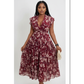 Floral Chiffon Vintage Dress
