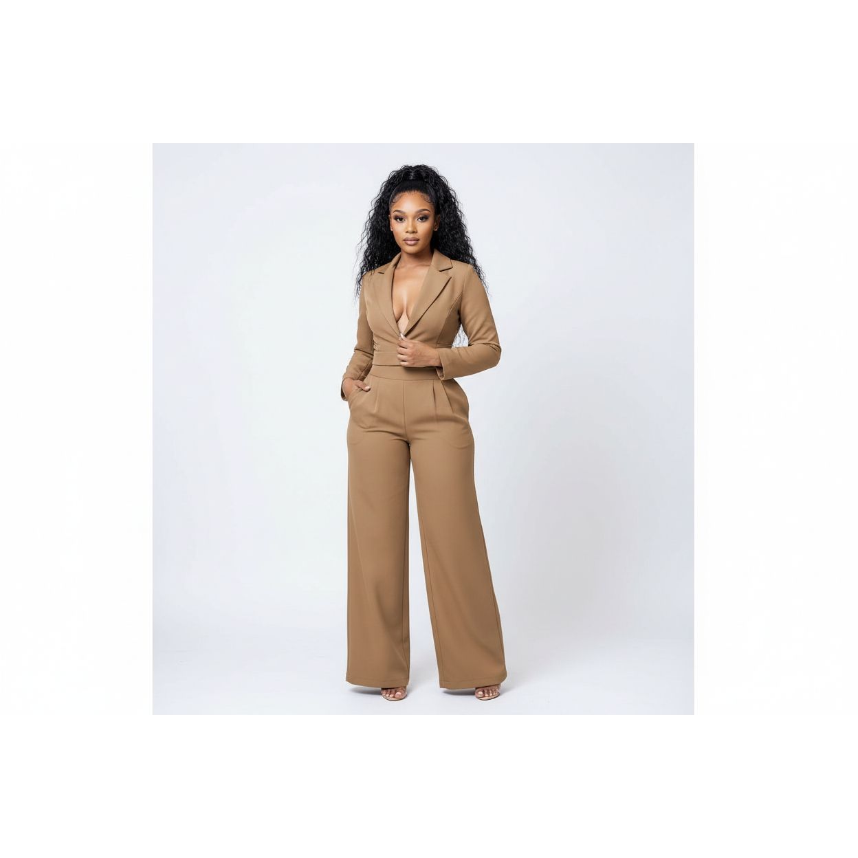Formal top and pants set