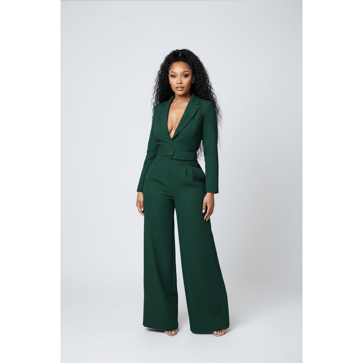 Formal top and pants set
