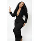 Formal top and pants set