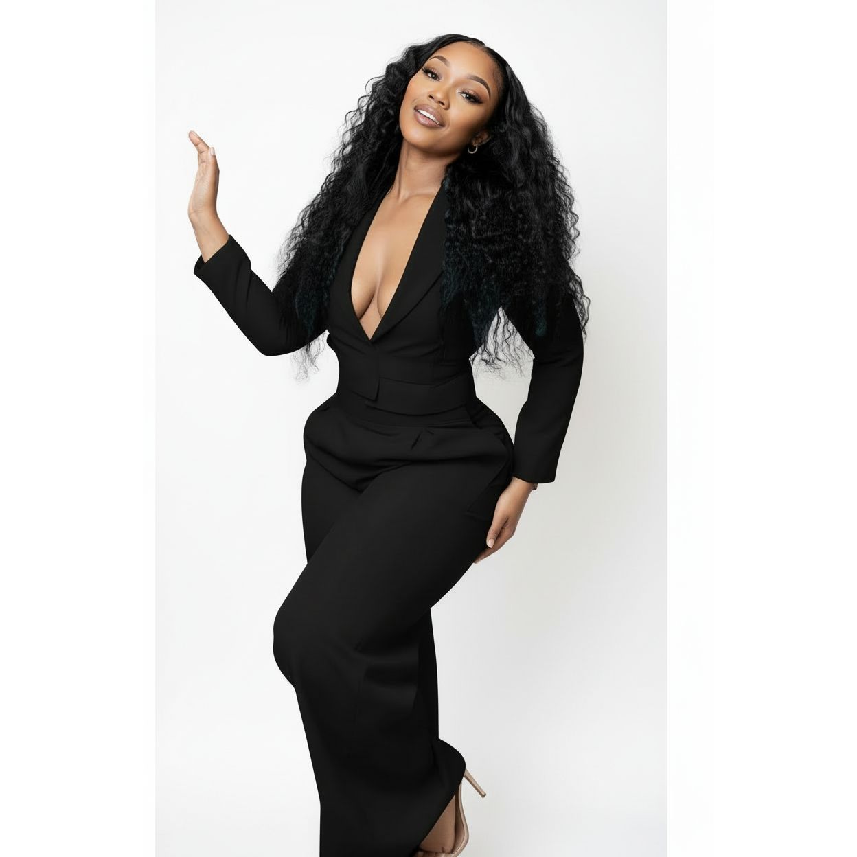 Formal top and pants set