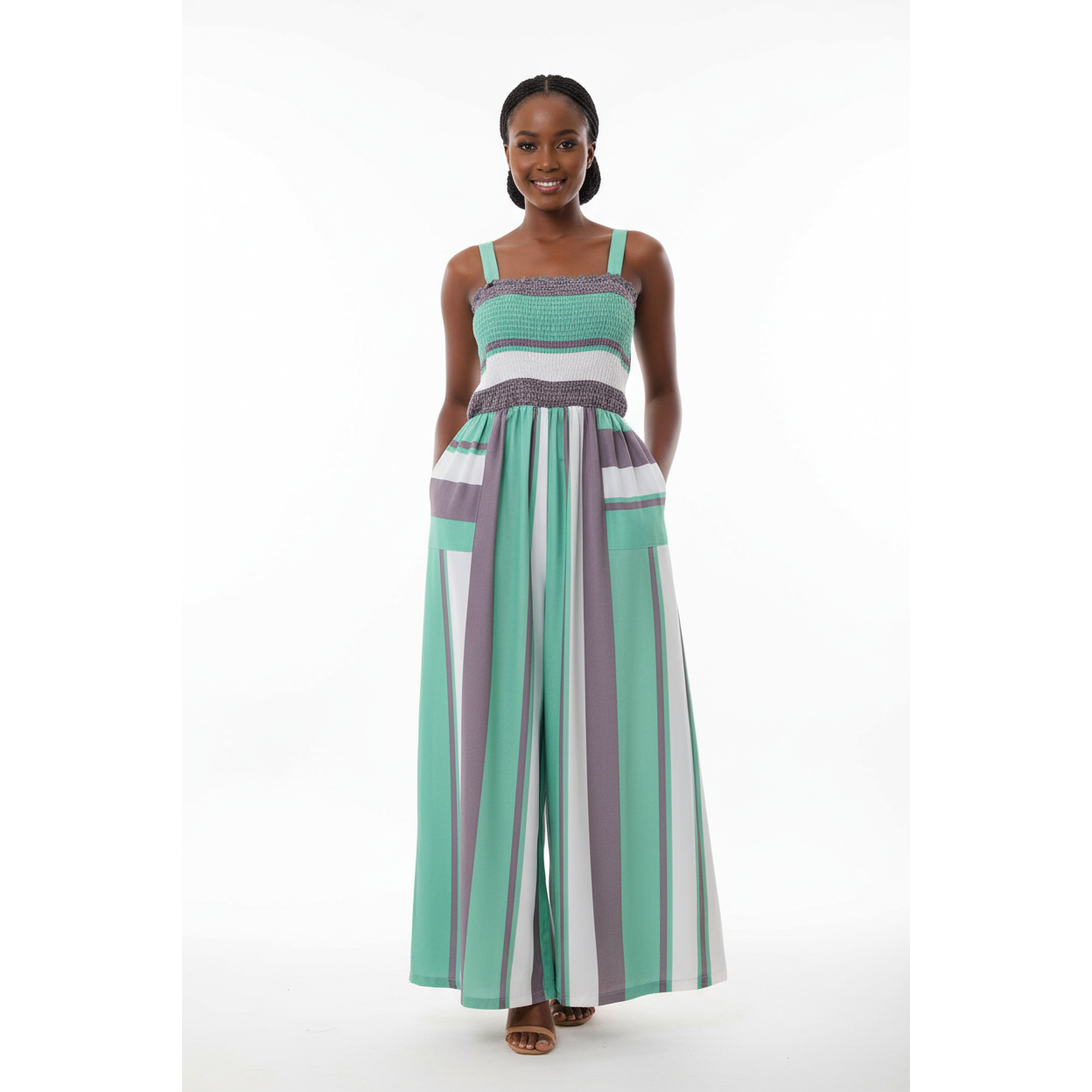 Wide Leg Romper Jumpsuit