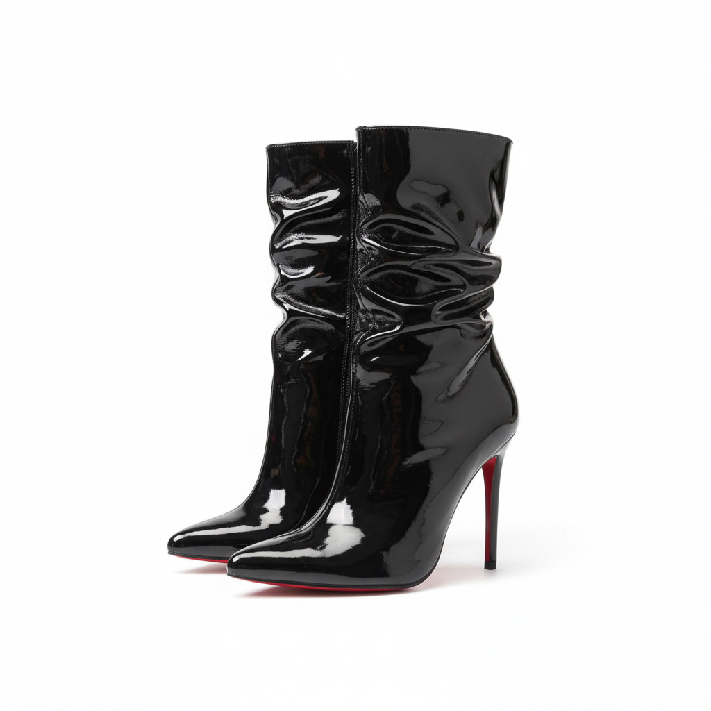 Glossy High Heel Boots