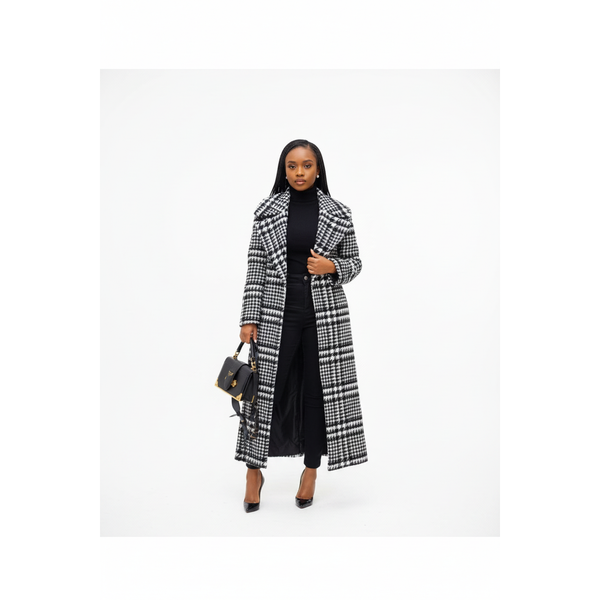 Plaid Thick Long Jacket – YELLOW SUB TRADING
