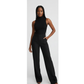 Flare Bottom High Waist Pants