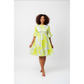 Floral Print Midi Vintage Dress