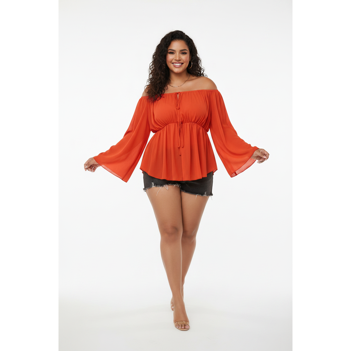 Sexy Off Shoulder Long Sleeve Top