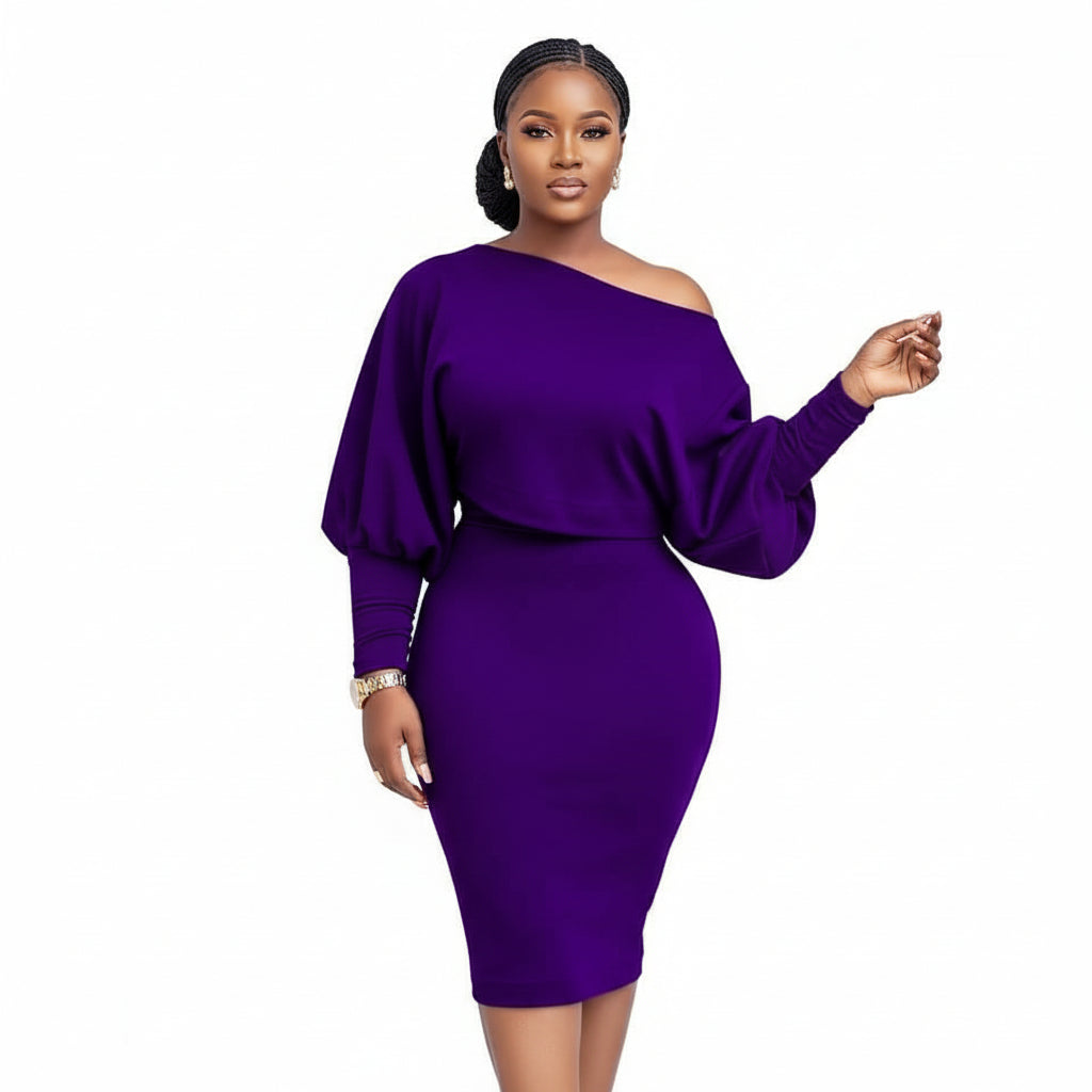 High Waist Shoulder Woman Two Piece Set