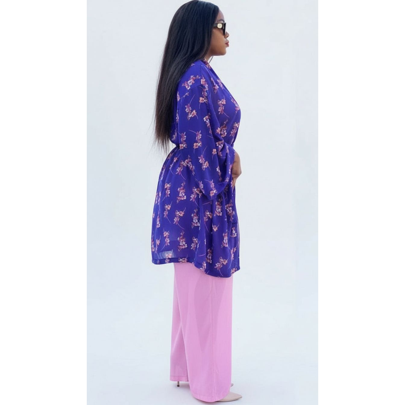 Long Sleeve Casual Long Shirt & Pant Set