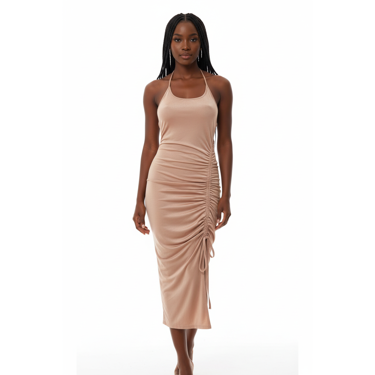 Hollow Out Sleeveless Bodycon Summer Dress
