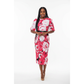 Floral Loose Short Sleeve Dress