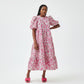 Floral Print Short Sleeve Dress
