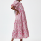 Floral Print Short Sleeve Dress