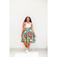 African Print Umbrella Skirt