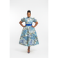 Belted Ankara Dress