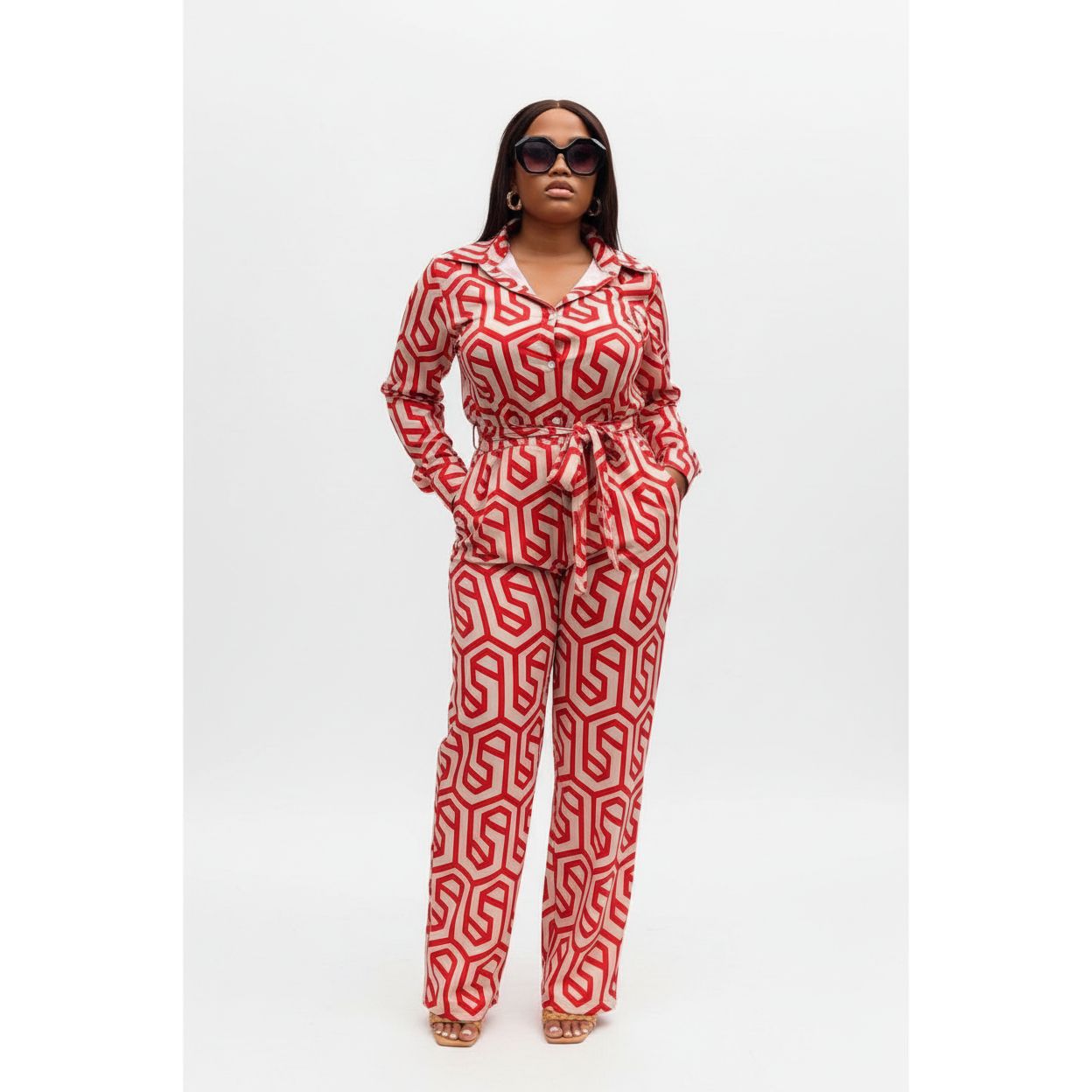 Geometric Print Modern Set