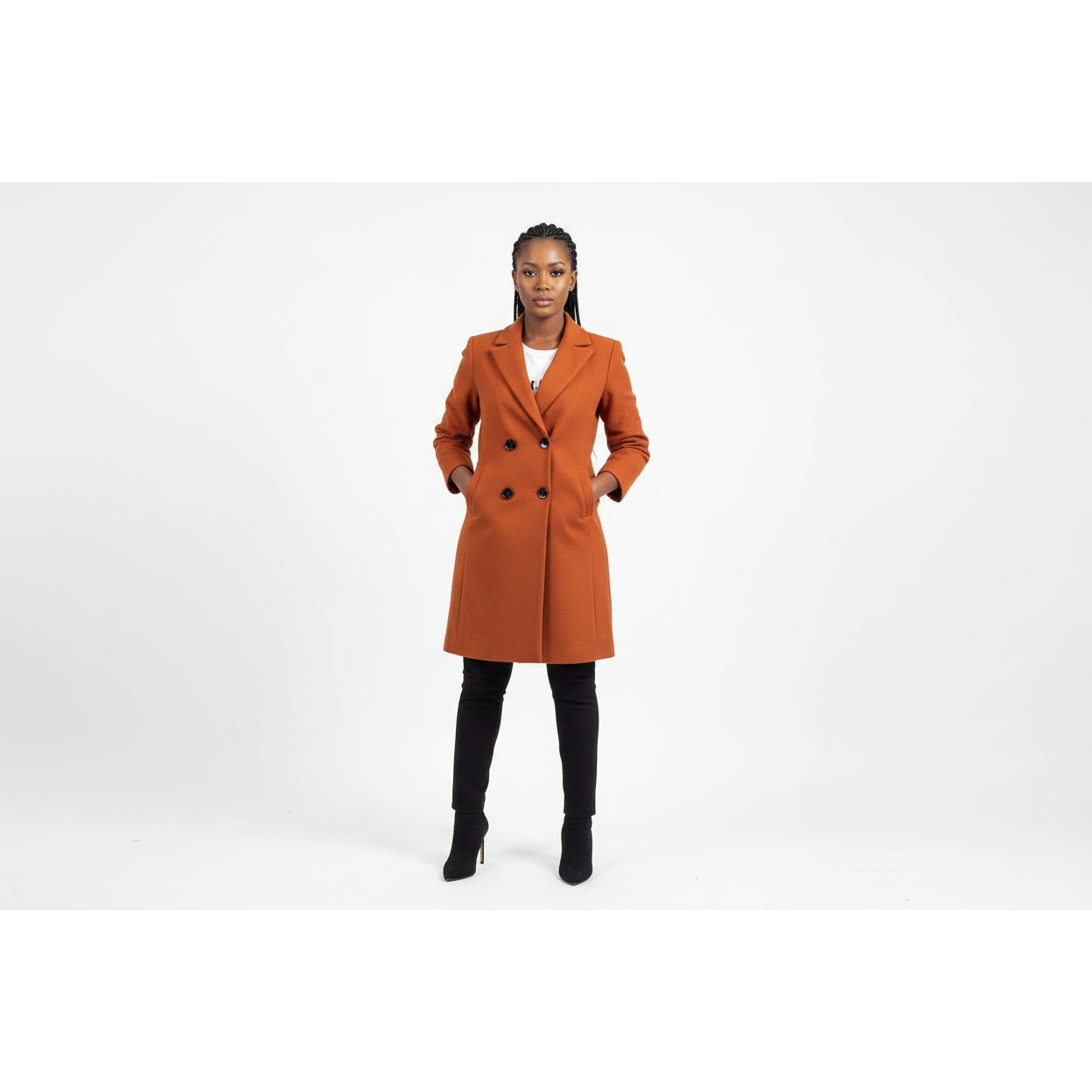 Buttoned Elegant Coat